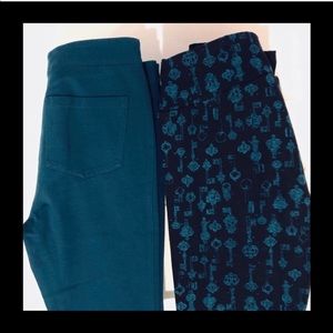 2-For Teal Leggings